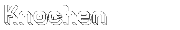 Knochen font preview